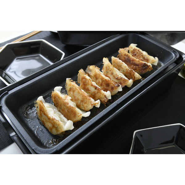 YAMAZEN 2WAYスリムたこ焼き器ブラック YOF-W120(B） 1台