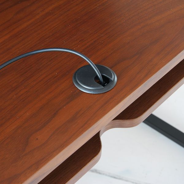 市場 ウォルナッツ デスク（配線孔つき） 幅1200×奥行600×高さ725mm