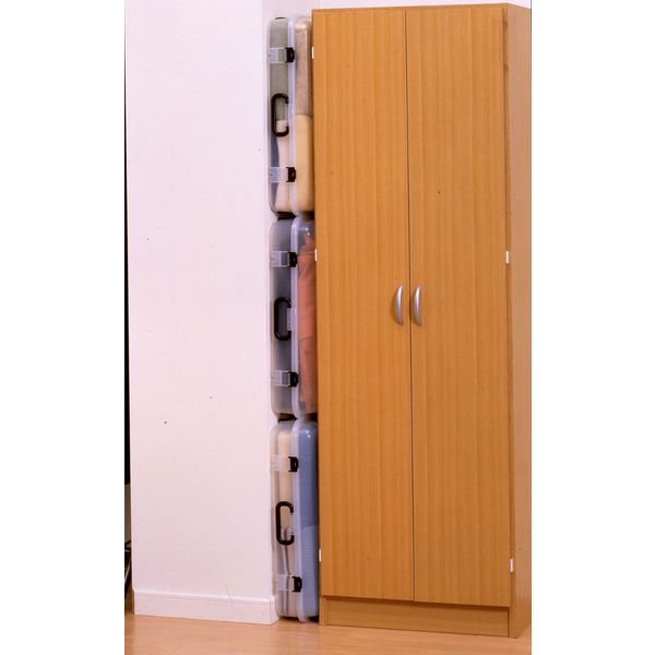 平和工業 薄型衣装ケース キャスター付き クローズケース 幅600×奥行