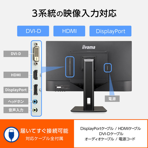 iiyama 31.5インチワイド4K対応液晶モニター XB3288UHSU-B1 1台