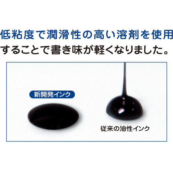 油性ボールペン ジェットストリーム単色 1.0mm 赤 10本 SXN15010.15