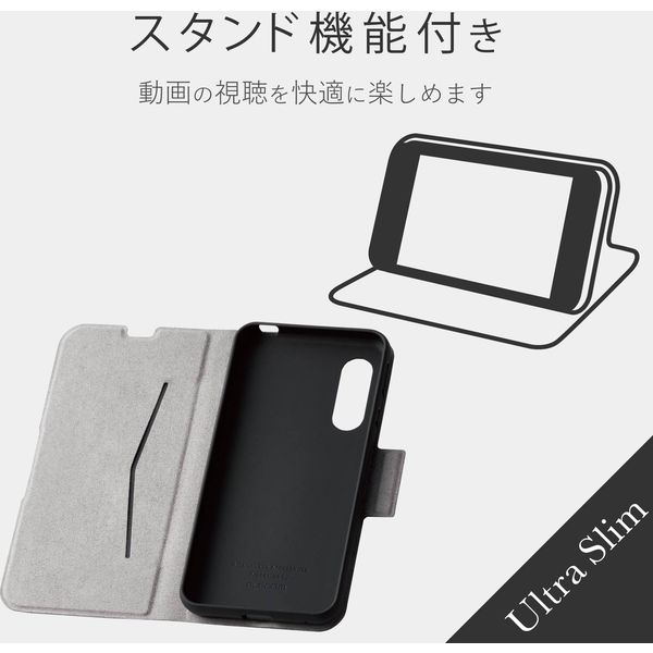 AQUOS - AQUOS sense3 ブラック ELECOMの充電器とケース付属 ZEROSHOCK/スタンダード - PM-AQS3ZEROBK