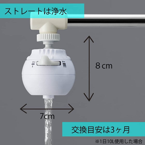 ロカシャワー CP3 首振りタイプ - 浄水器・整水器