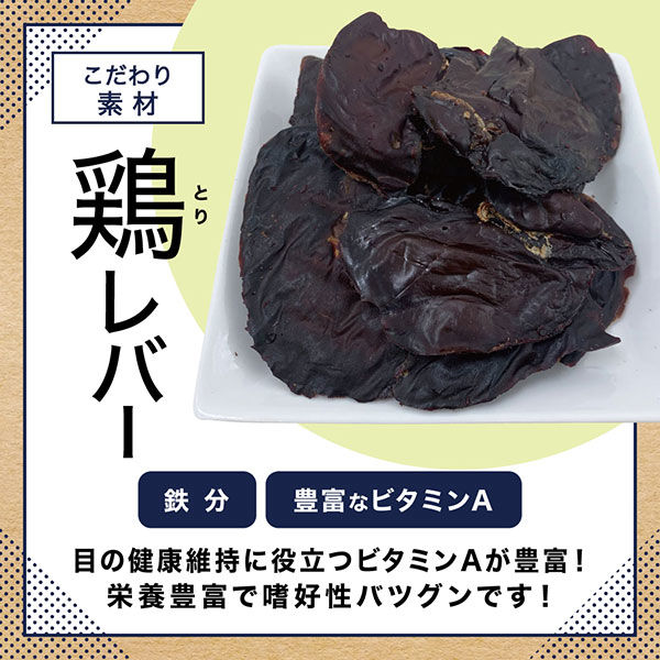 無添加 鶏レバー 国産 100g 1袋 ドッグフード 犬 おやつ - アスクル