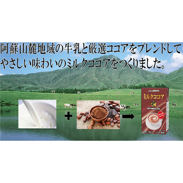 らくのうマザーズ ミルクココア 250ml×12本 4908839183207（直送品） - アスクル