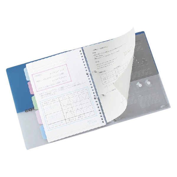 コクヨ キャンパス2穴バインダーB5 ルーPP358B 1セット(4冊