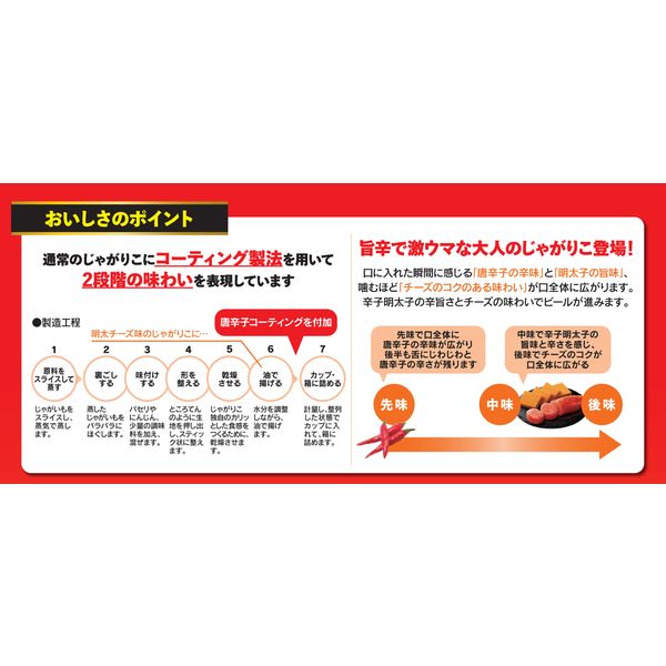 大人のじゃがりこ 旨辛明太チーズ味 38g 12袋 カルビー