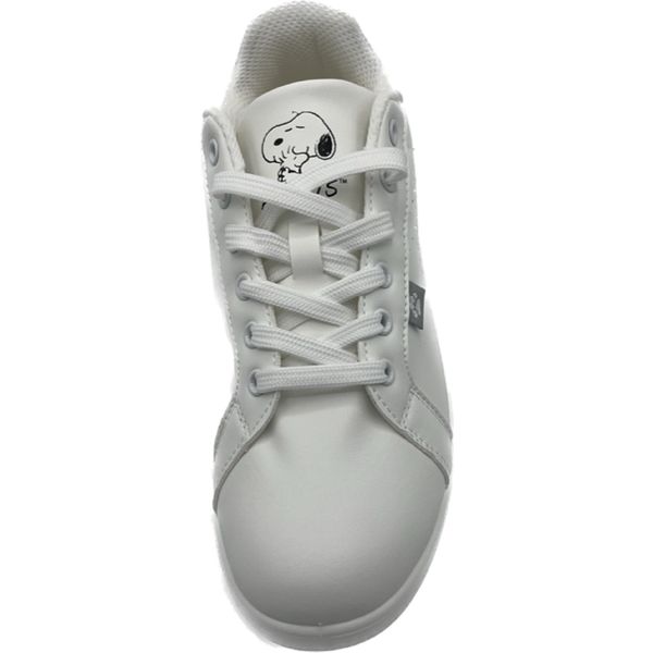 コマリヨー PEANUTS レディーススニーカー 8197 WHT/BLK 24.0 1