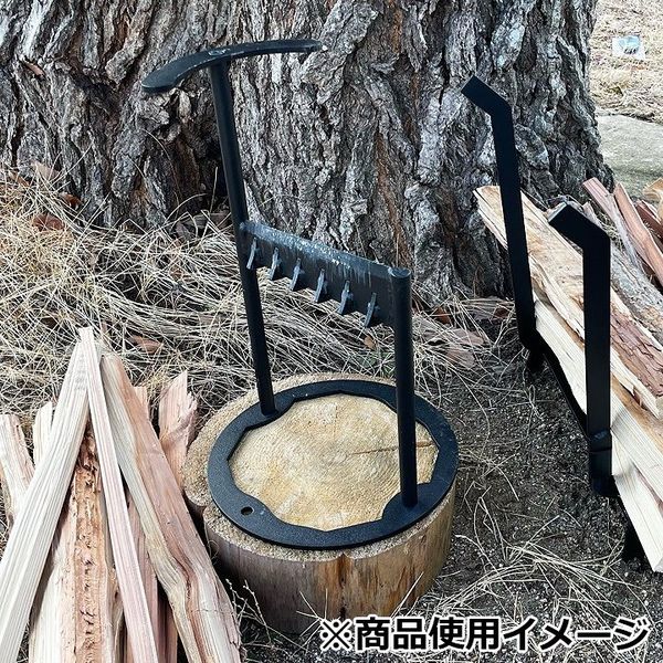 藤原産業 千吉 薪割り台 オープンタイプ SCSー1 1個（直送品） - アスクル