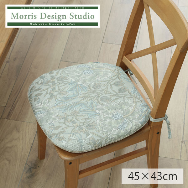 川島織物ハニーサクル2枚　モリスデザインスタジオ　クッションカバー新品45×45 Morris Design Studio ハニーサクル＆チューリップ クッション