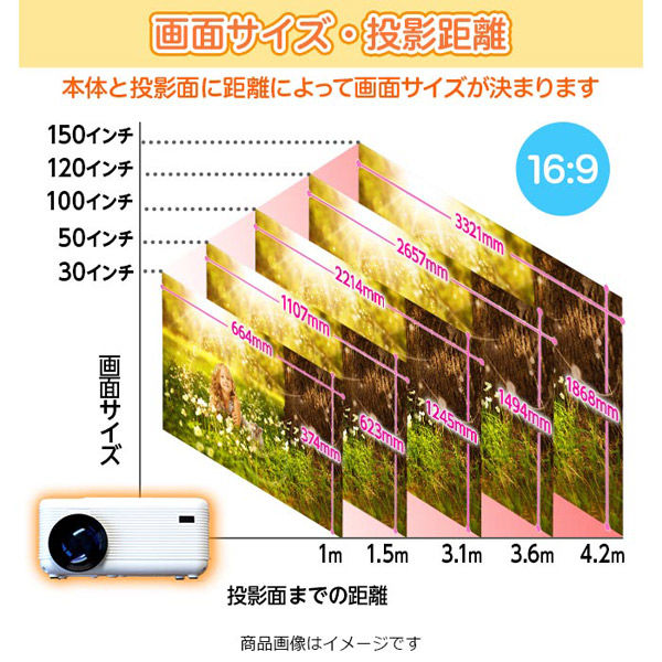 池商 DVDプレイヤー一体型プロジェクター RA-PD080 ブラック RA