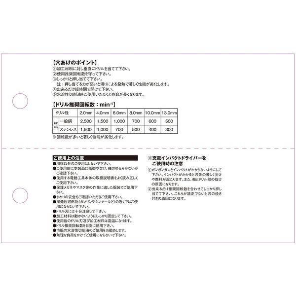 藤原産業 SK11 六角軸チタン鉄工ドリル 5.0mm 5pcs 231846 1セット(3組