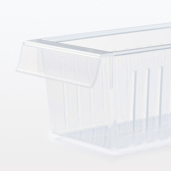 無印良品 冷蔵庫内 整理トレー 中 約9×30×高さ7cm 1セット（10個