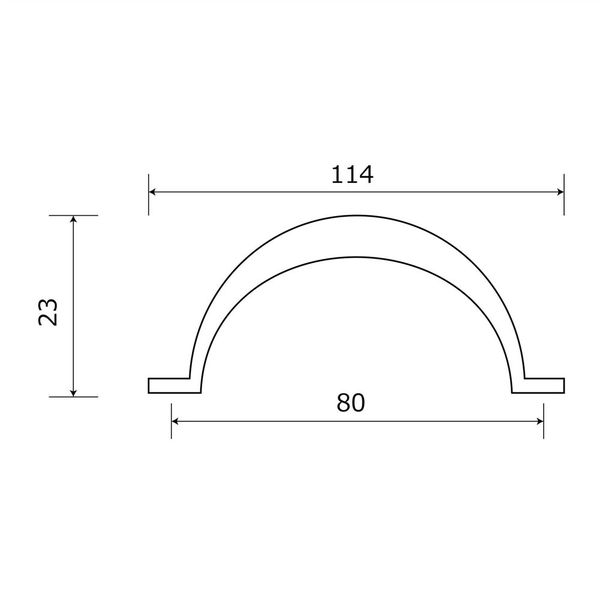 和気産業 アンティック取手 高さ23mmX幅114mm アンティックカッパー TW 