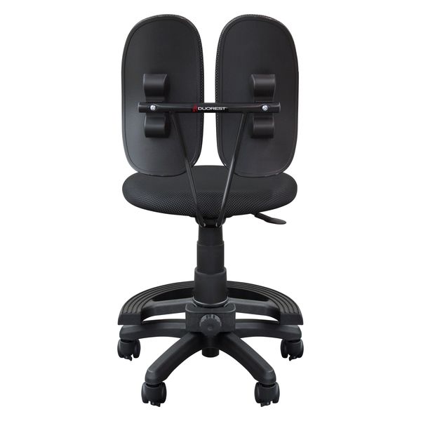 DUOREST オフィスチェア DUOREST FIT 着脱式足置き付き グレー DR