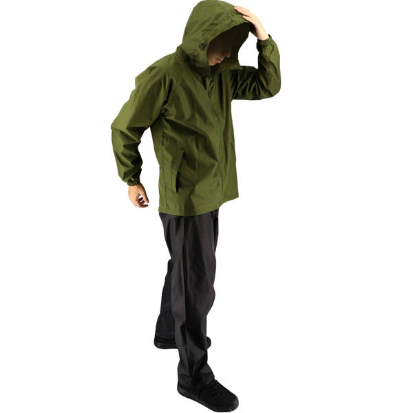 弘進ゴム Bー1000 LIGHTレインスーツ カーキ M H1000BBM 1着 - アスクル