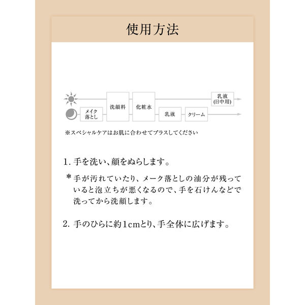 エリクシール シュペリエル クレンジングフォーム II N