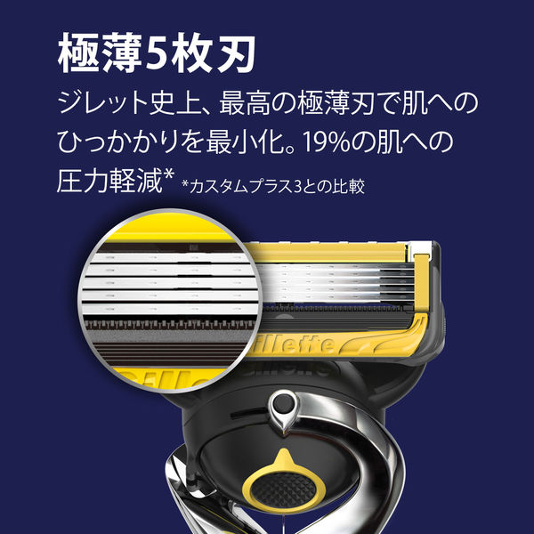 ジレット（Gillette）髭剃り プロシールド 電動ホルダー 本体+替刃2個