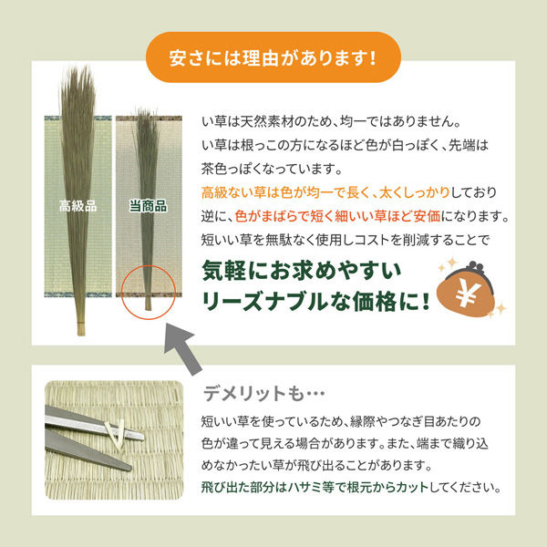 萩原 い草 上敷き 本間8畳 「柳川」 お手頃上敷き 双目織 抗カビ 軽量 傷防止 日焼け防止