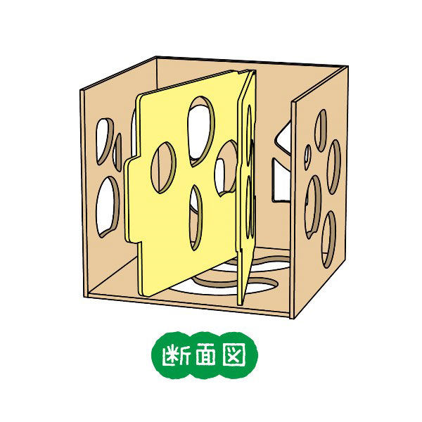 ワゴンセール】ドギーマン ハムちゃんのもりの箱 1個 ハムスター