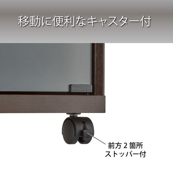 ハヤミ工産 HAMILeX Esta オーディオラック ガラス扉付 ブラウン ハヤミ工産 HAMILeX Esta オーディオラック ガラス扉付 ブラウン
