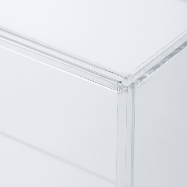 無印良品「アクリルコレクションスタンド引き扉付き・小」の商品