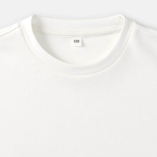 無印良品 UVカット 乾きやすいクルーネック半袖Tシャツ キッズ 140