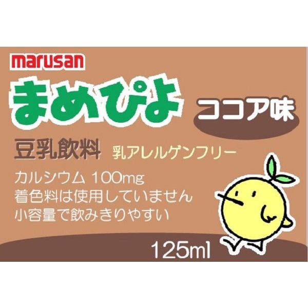 マルサンアイ まめぴよ ココア味 125ml 1箱（24本入） - アスクル