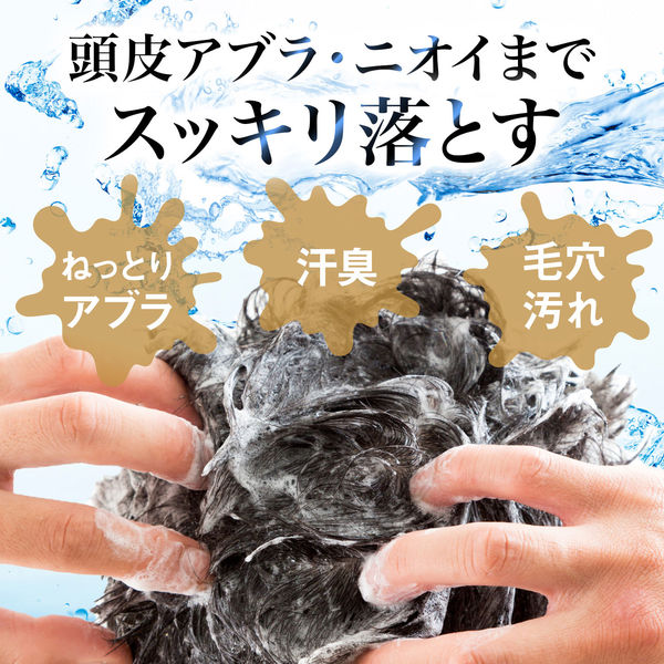 LUCIDO（ルシード）薬用 スカルプデオシャンプー メンズ 加齢臭対策 シャンプー 無香料 本体 450ml 5個（医薬部外品） - アスクル