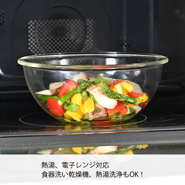 HARIO （ハリオ） 耐熱ガラス製 ボウル 浅型 2個セット MXPA