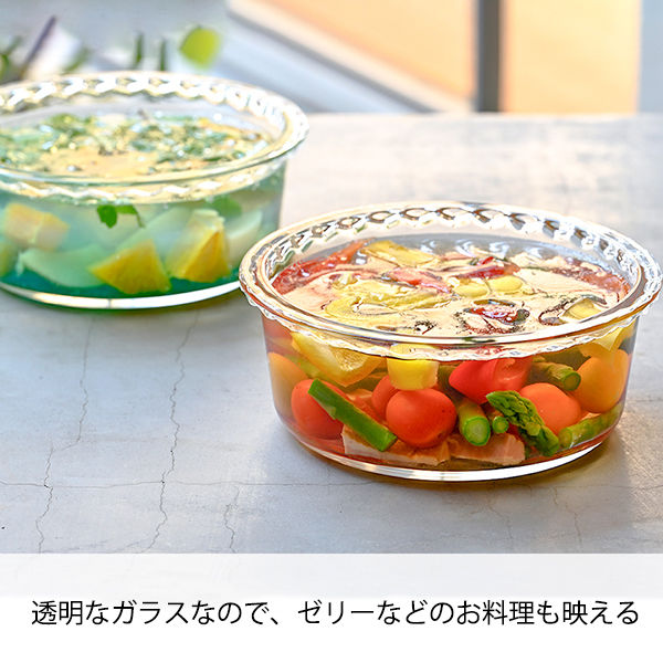 HARIO （ハリオ） 耐熱ガラス製 ホールケーキ型 5号 1000ml HWCK
