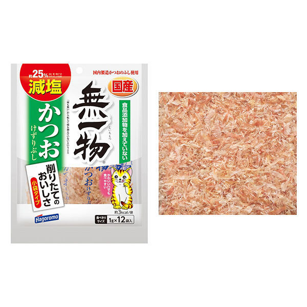 はごろもフーズ 無一物 減塩 かつおけずりぶし １ｇ×１０袋入 猫