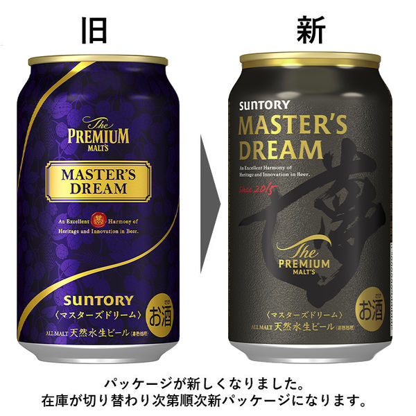 ビール プレミアムビール ザ・プレミアム・モルツ マスターズドリーム 350ml 2ケース（48本） - アスクル