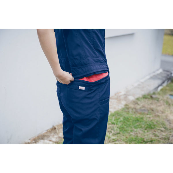 GRACE ENGINEER'S】 GE-735クールフェミニンツナギ(半袖) コーラル