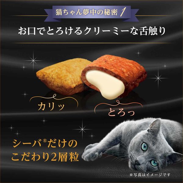 シーバ デュオ 12ヶ月までの子ねこ用 クリーミーミルク味 200g 5個