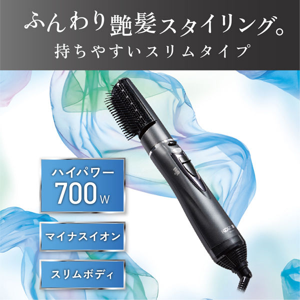 小泉成器 マイナスイオンカーリングドライヤー KHCー5404/K 1台 小泉成器 マイナスイオンカーリングドライヤー KHCー5404/K 1台