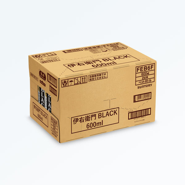 サントリー 伊右衛門 BLACK 600ml 1箱（24本入）