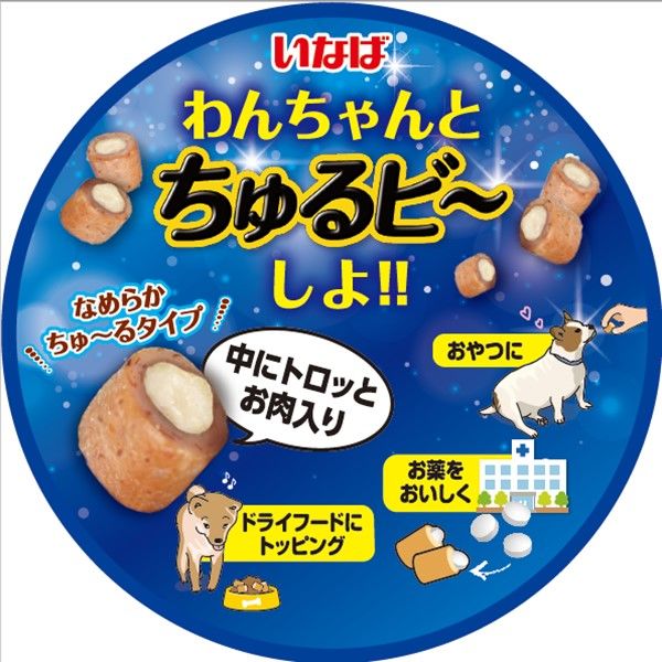 いなば ちゅるビー 犬 ささみと焼ささみ 軟骨入り関節の健康配慮（10g×18袋入）1袋 ドッグフード おやつ - アスクル