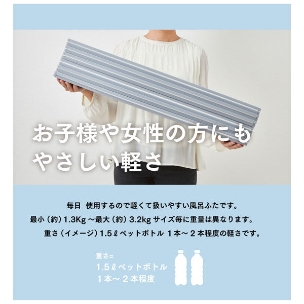 ミエ産業 Ag抗菌折りたたみ式風呂ふた (70×131.5cm) M13ーSL 1枚 ミエ産業 Ag抗菌折りたたみ式風呂ふた (70×131.5cm) M13ーSL 1枚