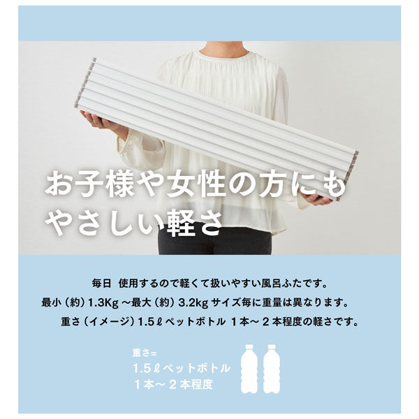 ミエ産業 Ag抗菌折りたたみ式風呂ふた (65×121.5cm) S12ーWH 1枚 ミエ産業 Ag抗菌折りたたみ式風呂ふた (65×121.5cm) S12ーWH 1枚