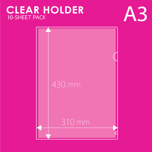 プラス クリアーホルダーA3 クリアー FL-211HO 1セット(50枚:10枚入×5) プラス クリアーホルダーA3 クリアー FL-211HO 1セット(50枚:10枚入×5)
