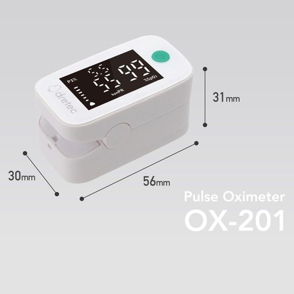 ドリテック パルスオキシメーター ホワイト OX-201WT 1台 - アスクル