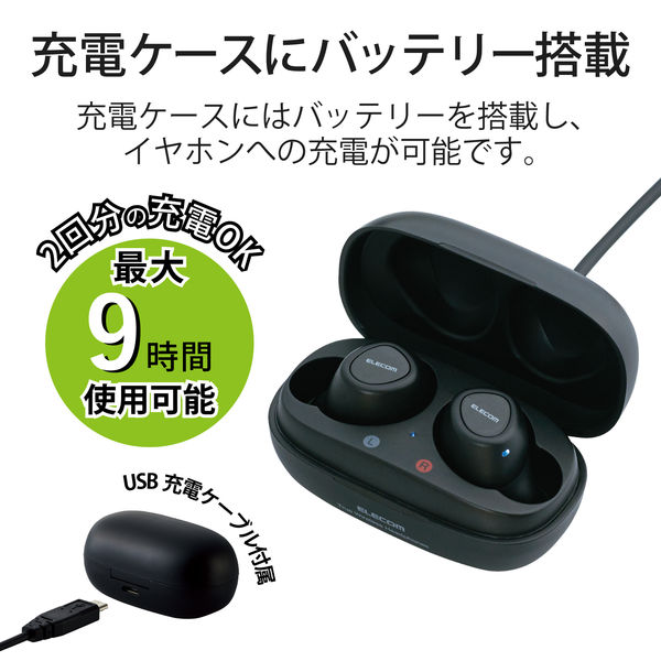 Bluetoothイヤホン トゥルーワイヤレス FAST MUSIC 完全ワイヤレス