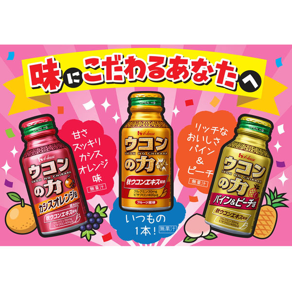 ハウスウェルネスフーズ ウコンの力 パイン＆ピーチ味 A 100ml