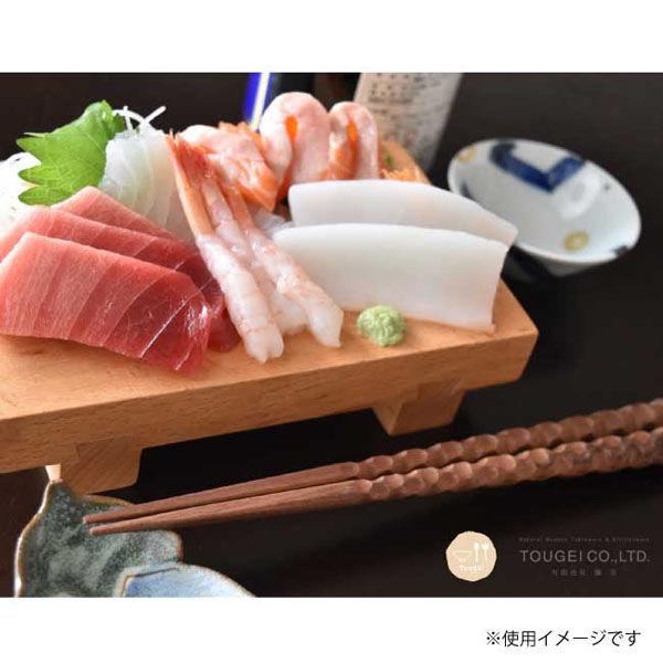 藤芸 SUSHIGETA 寿司下駄 ビーチ 中 1セット(2個)（直送品） - アスクル