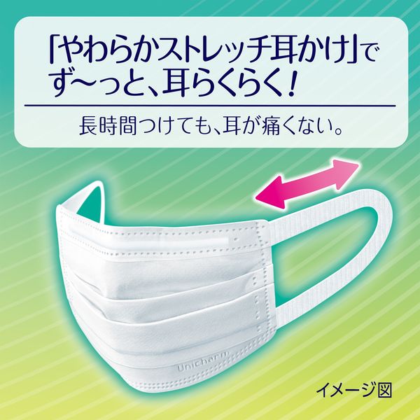 超快適マスク プリーツタイプ す～っとミント ふつうサイズ 7枚