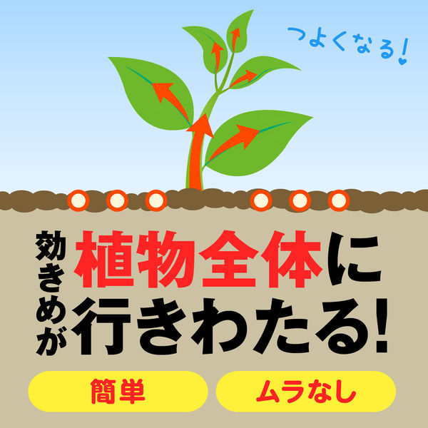 アースガーデン いろいろな植物つよし 粒タイプ 殺虫剤 園芸 650g 1個