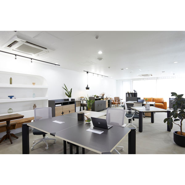 【軒先渡し】SMILE CORP RITZY HORN ハイデスク 幅1200×奥行450×高950mm アイロングレー 720021 1台（直送品） RITZY HORN アイロングレー