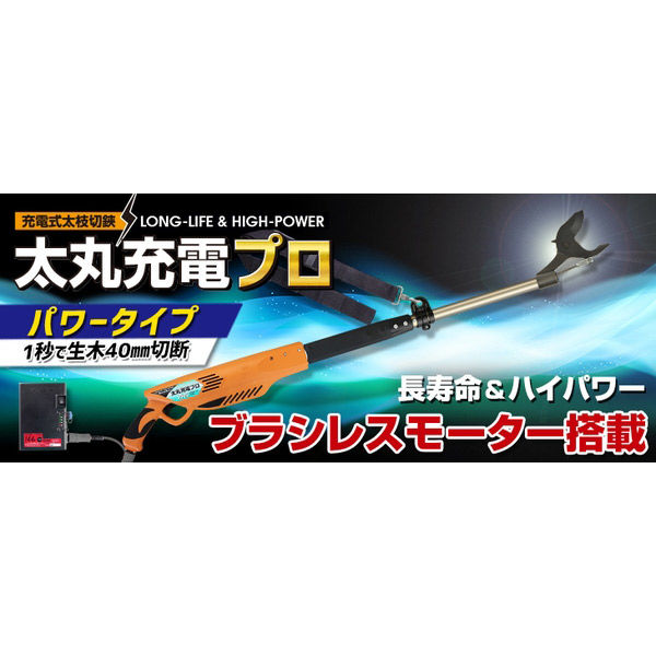 ニシガキ 工業 太丸 充電 プロ S750 バッテリー 充電器付き N-940 枝切