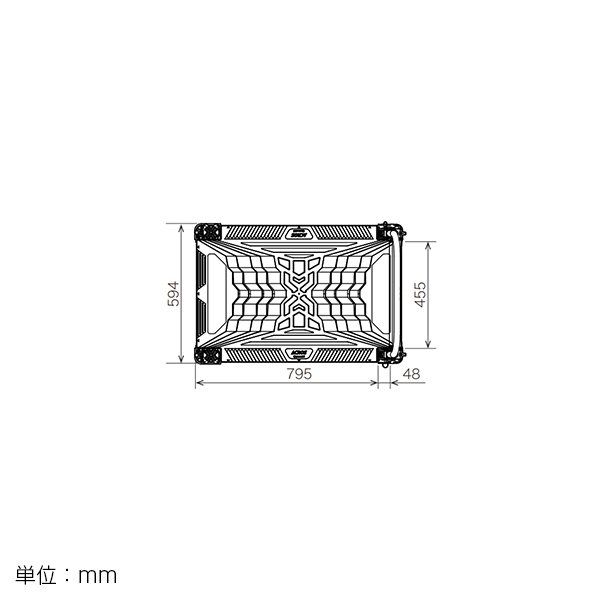 矢崎化工 運搬台車アクロス クローラータイプ SC-9060AX OR 1台（直送品）